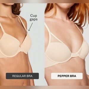 Pepper Underwire Bra Classic All You for Women Relaxed Fit Size 36A